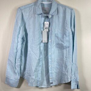 Effortless Style: NWT Rails Button-Up Shirt - Size XS,  Light Blue